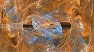 Soyut hareket arka plan, enerji dalgaları ve yıldırım sorunsuz döngü mümkün.