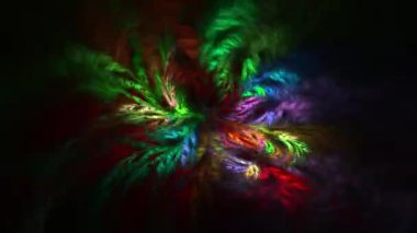 Soyut hareket arka plan, enerji dalgaları ve yıldırım sorunsuz döngü mümkün.