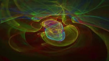 Soyut hareket arka plan, enerji dalgaları ve yıldırım sorunsuz döngü mümkün.