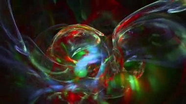 Soyut hareket arka plan, enerji dalgaları ve yıldırım sorunsuz döngü mümkün.