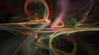Soyut hareket arka plan, enerji dalgaları ve yıldırım sorunsuz döngü mümkün.