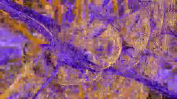 Абстрактный фон движения с альфа-каналом, замкнутый — стоковое видео