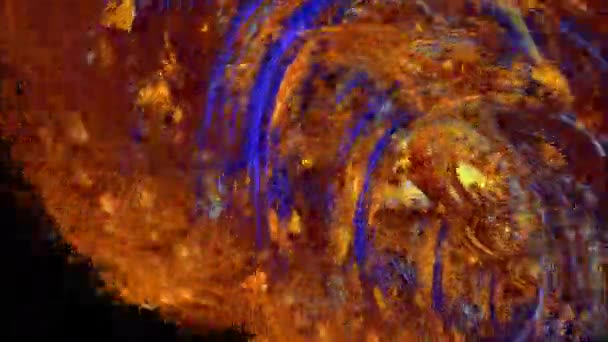 Fond abstrait de mouvement avec canal alpha, boucle 