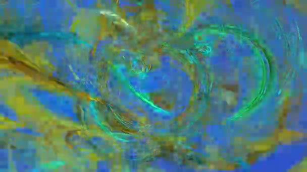 Абстрактный фон движения с альфа-каналом, замкнутый — стоковое видео