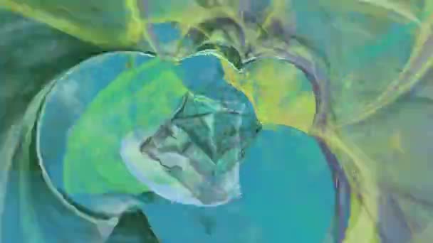 Fond abstrait de mouvement avec canal alpha, boucle 