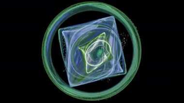 Alfa kanalı, loopable ile soyut hareketli arka plan