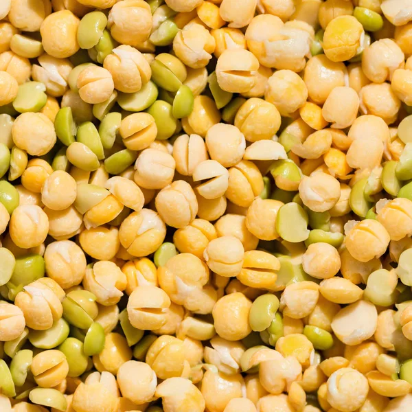 Seamless pattern with yellow green peas. — Stock Photo, Image