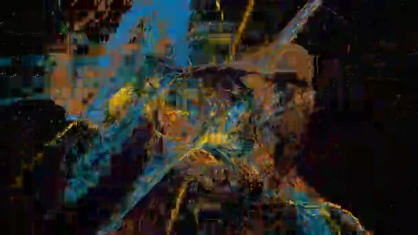 Анотація Руху Фон Безшовні Петельні Анімації Прозорим Альфа Каналу Prores — стокове відео