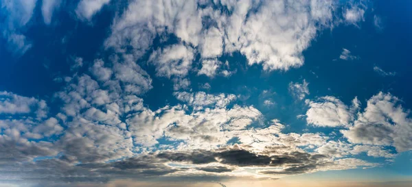 Fantásticas Nubes Suaves Amanecer Composición Natural — Foto de Stock