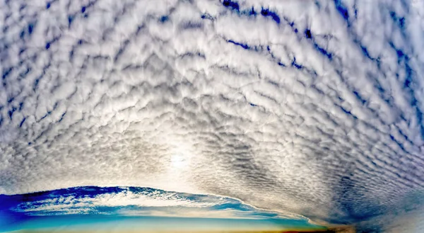 Fantastiche Nuvole Morbide All Alba Composizione Naturale — Foto Stock