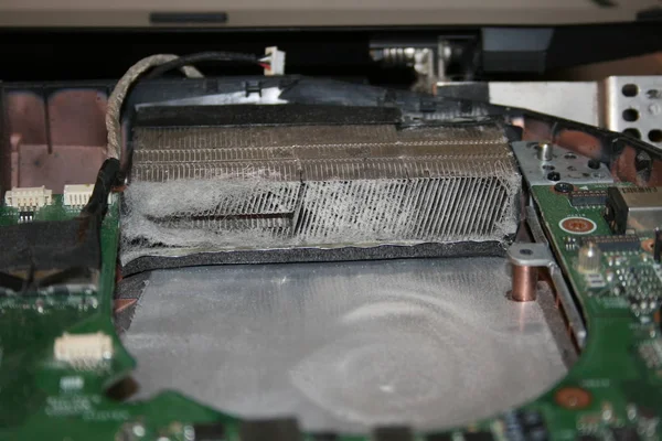 Dirt Radiator Cooling Notebook — Stock Photo, Image