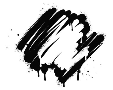 Soyut arkaplan. Grafiti afişleri, mürekkep lekeleri, mürekkep lekeleri. Sprey boya elementi Beyaz Arkaplanda izole edildi