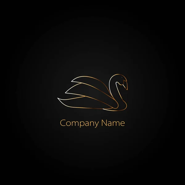 picture Gold Swan Logo Png golden swan logo vector images