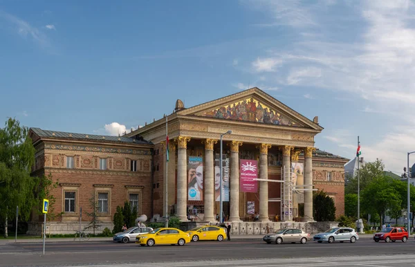 BUDAPEST, HUNGARY, JULY 10, 2018: The Hungarian National Museum is for the history, art and archaeology. Hungarian: Magyar Nemzeti Muzeum. — Stock Photo, Image