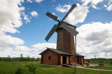 Yel değirmeni günlük kabin Ekmek Müzesi'nde
