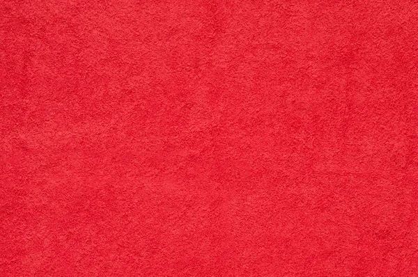 テクスチャの赤いテリー布 — ストック写真