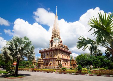 Phra Mahathat Budist Tapınağı karmaşık Wat Chalong stupa.