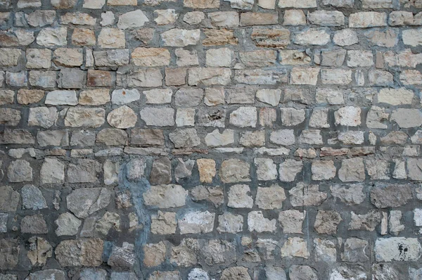 La textura de las paredes de mampostería de piedra natural . — Foto de Stock