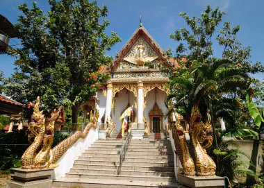 Bir Phuket Town Wat Wichit Songkram en büyük tapınaklardan.
