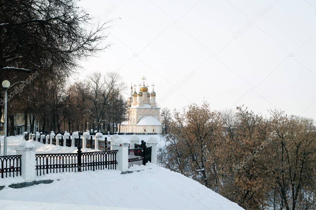 Orthodox Church of the Transfiguration of the Savior on Yara, Russia.
