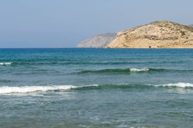Cape Prasonisi Rodos adasının güney kesiminde.