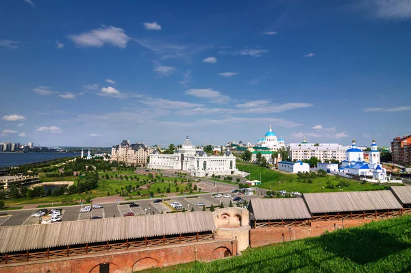 Vista da parte central de Kazan, Rússia . — Fotografia de Stock