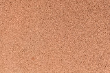 Koşu bandının üst görünümü kahverengi kaplama, arkaplan.