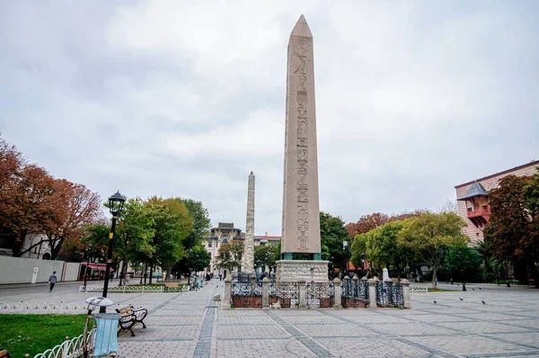 Theodosius Obelisk Ist Ein Antikes Wahrzeichen Istanbul Türkei — Stockfoto