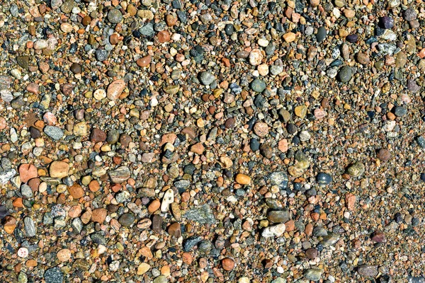 贝加尔湖岸边五彩缤纷的石头 — 图库照片