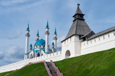 Kremlin Kazan, Tataristan Cumhuriyeti, Rusya 'nın ana ilgi odağı.