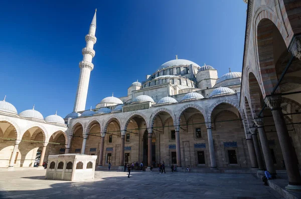 Mosquée Suleiman Est Deuxième Grande Mosquée Istanbul Turquie — Photo