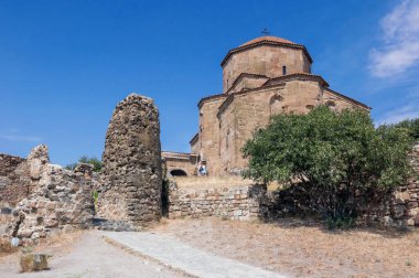 Jvari Tapınağı Gürcistan 'ın tarihi simgesi, Mtskheta.