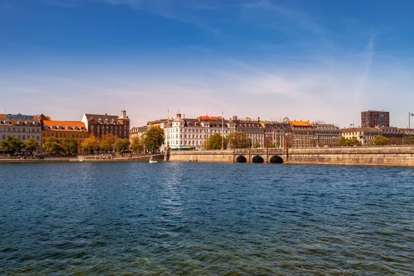 Copenagen Danimarca Maggio 2018 Paesaggio Urbano Con Fiume Ponte — Foto Stock