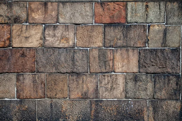 Plein cadre de fond de mur de brique vide — Photo de stock