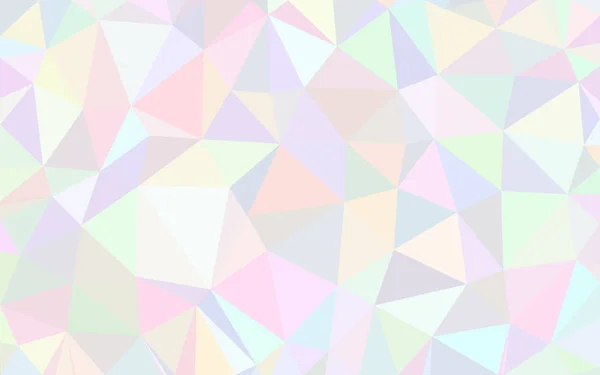 Fundo Multicolorido Vetor Poligonal Abstrato Triângulo Geométrico — Vetor de Stock