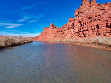 Amerika'da kırmızı taşların areal görünümü