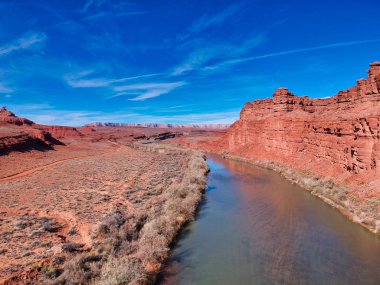 Amerika'da kırmızı taşların areal görünümü