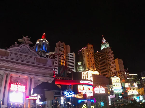 Straat van Las Vegas bij nabij, Verenigde Staten van Amerika — Stockfoto