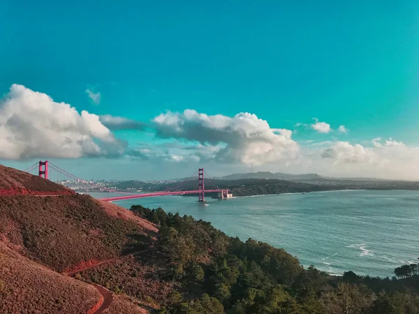 Golden gate landscape photography — Stock Photo, Image