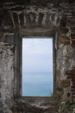 Kalıntıları altında bir güneş ışığı, bir örmek, Sochi, Rusya Federasyonu