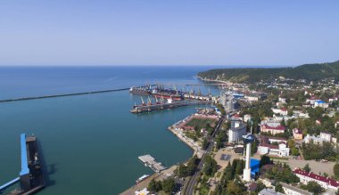 Liman hava görünümünü