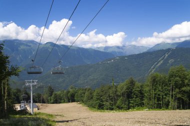 Kayak Merkezi, yaz görünümü. Rusya, Sochi