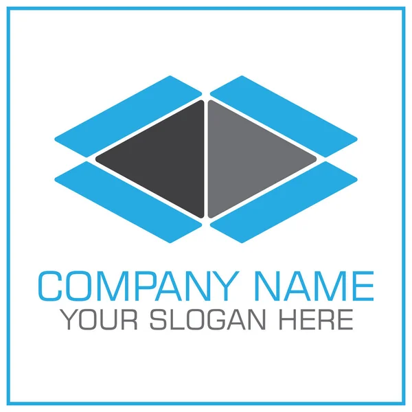 Logotipo Vetor Caixa Aberta Para Empresa Movente Transporte —  Vetores de Stock