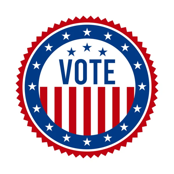 Voto Alle Elezioni Presidenziali Del 2020 Stati Uniti America Stelle — Vettoriale Stock