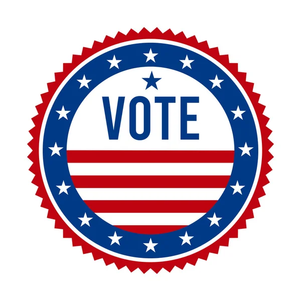 Президентские Выборы 2020 Года Знак Голосуй Соединенные Штаты Америки Патриотические — стоковый вектор