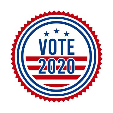 2020 Başkanlık Seçim Rozeti. ABD Vatansever Yıldızlar ve Çizgiler. Amerika Birleşik Devletleri Demokratik veya Cumhuriyetçi Başkan Partisi Pin, Stamp, Brooch veya Button 'ı Destekliyor.