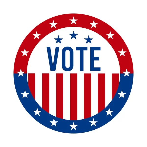 2020 Президентські Вибори Голосуючий Знак Сполучені Штати Америки Patriotic Symbol — стоковий вектор