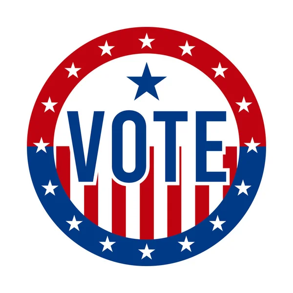 2020 Президентські Вибори Голосуючий Знак Сполучені Штати Америки Patriotic Symbol — стоковий вектор