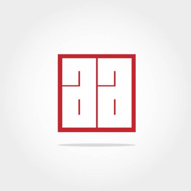 İlk harf Aa Logo şablonu vektör tasarımı