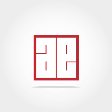 İlk Harf Ae Logo şablonu vektör tasarımı